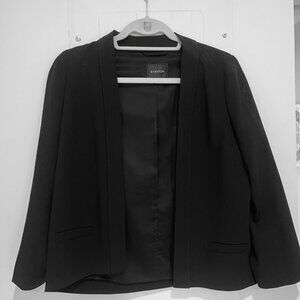 Babaton Black Open Blazer Size 2